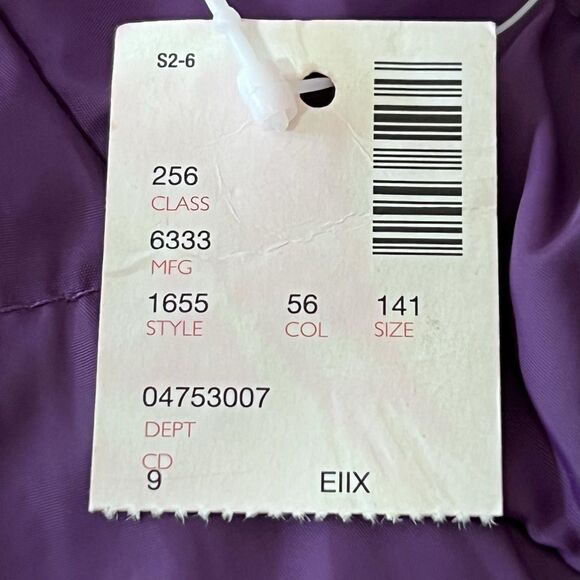 Avenue Plus Purple Quilted Lightweight Vest 14 - Picture 8 of 9